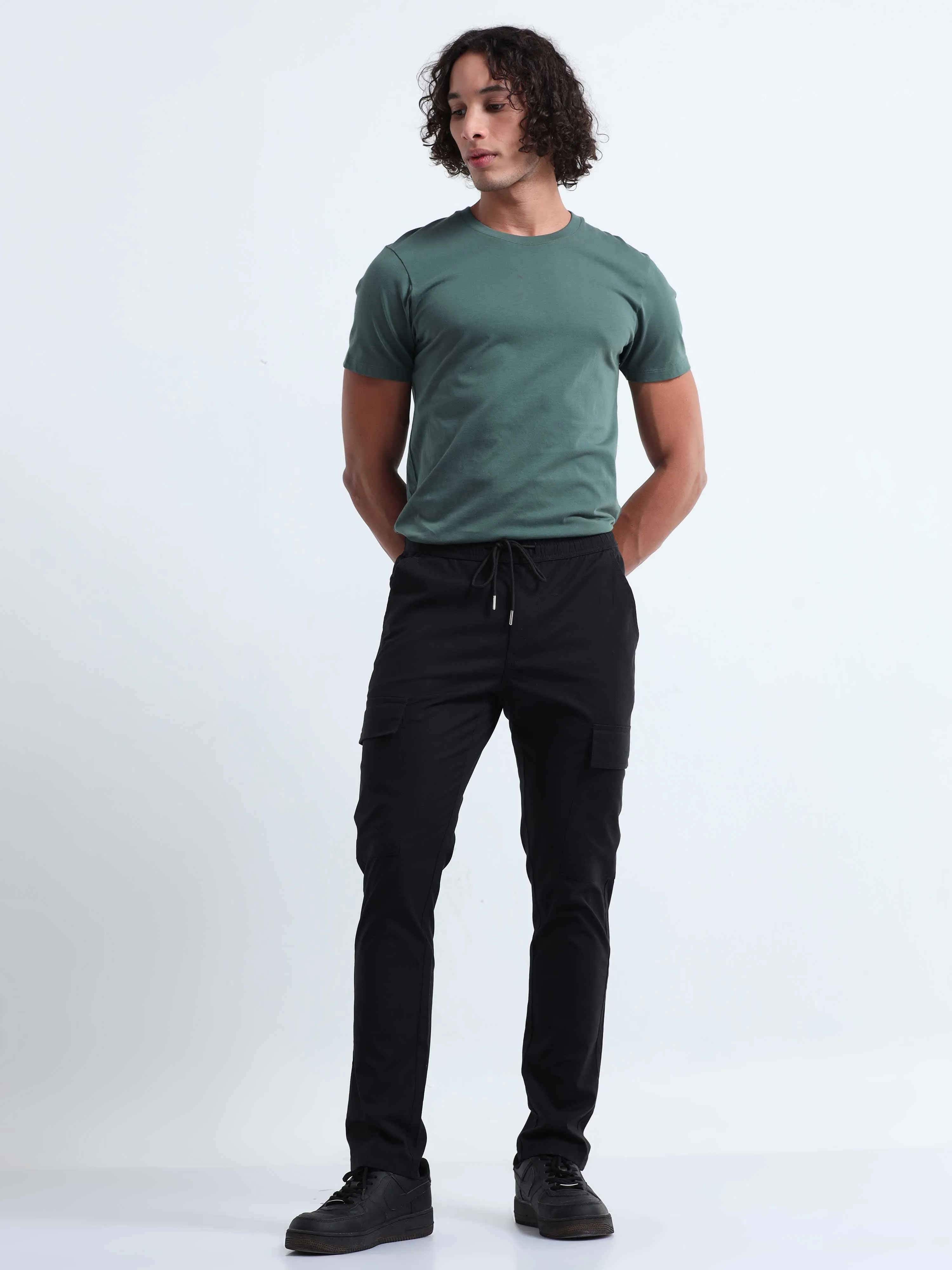 Air Sense Black Cargo Pants