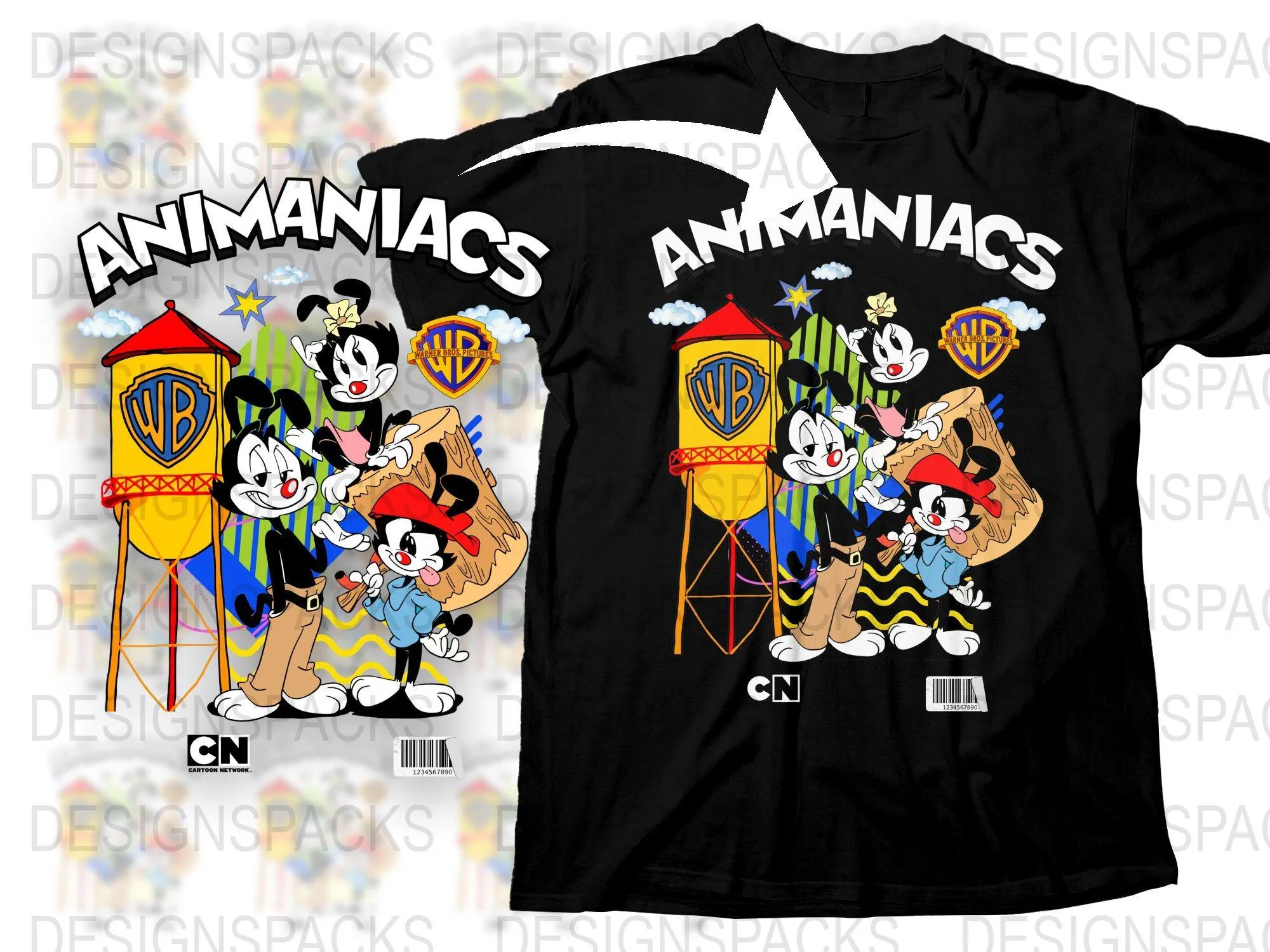 Animaniacs Characters Fun and Playful Png Digital Download
