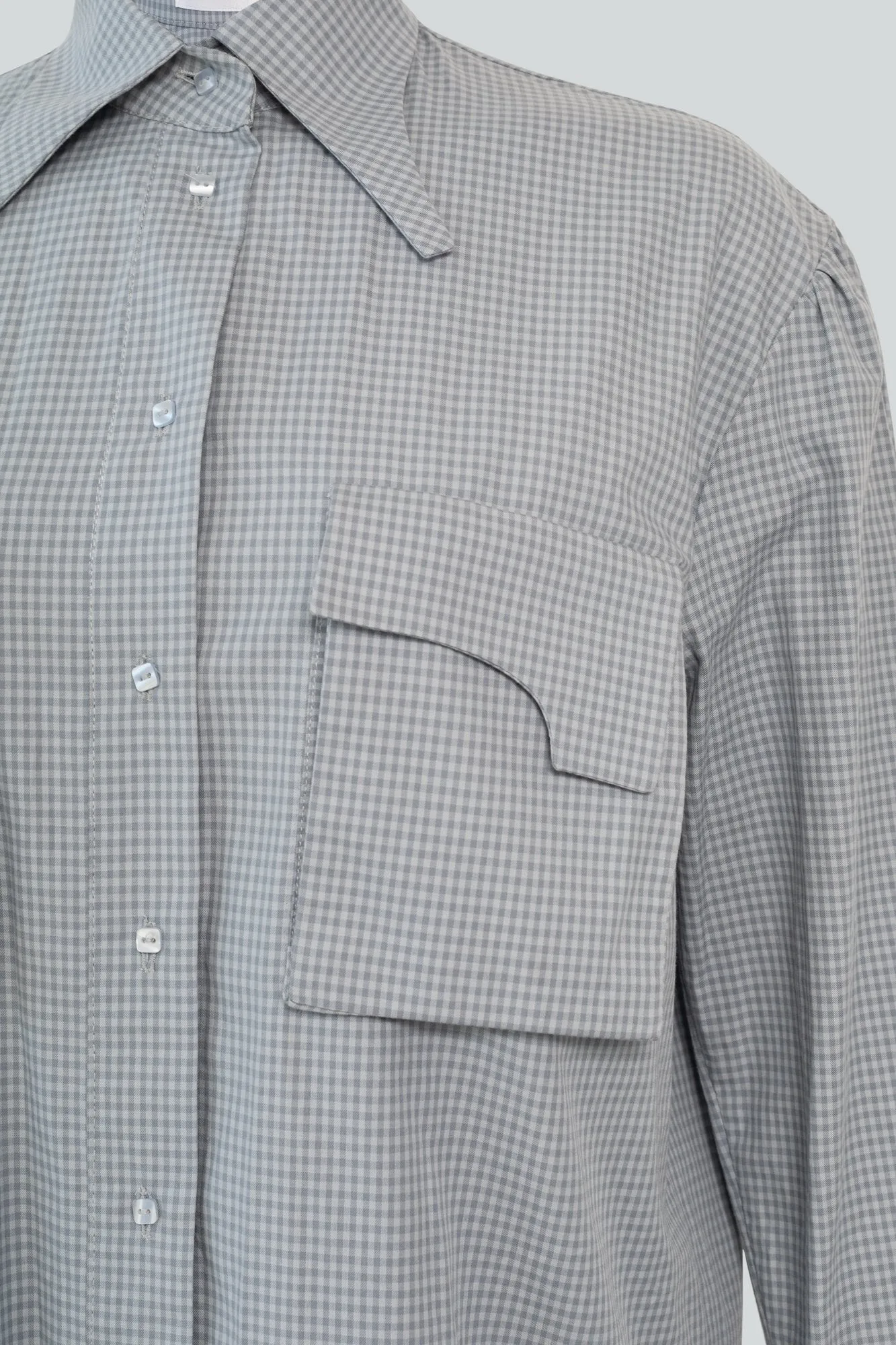 Azure Plaid Shirt
