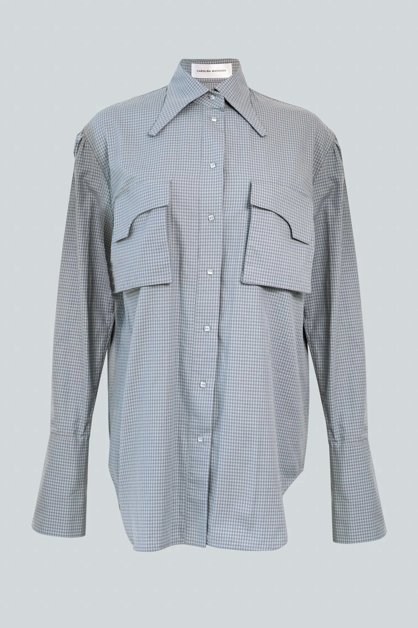 Azure Plaid Shirt