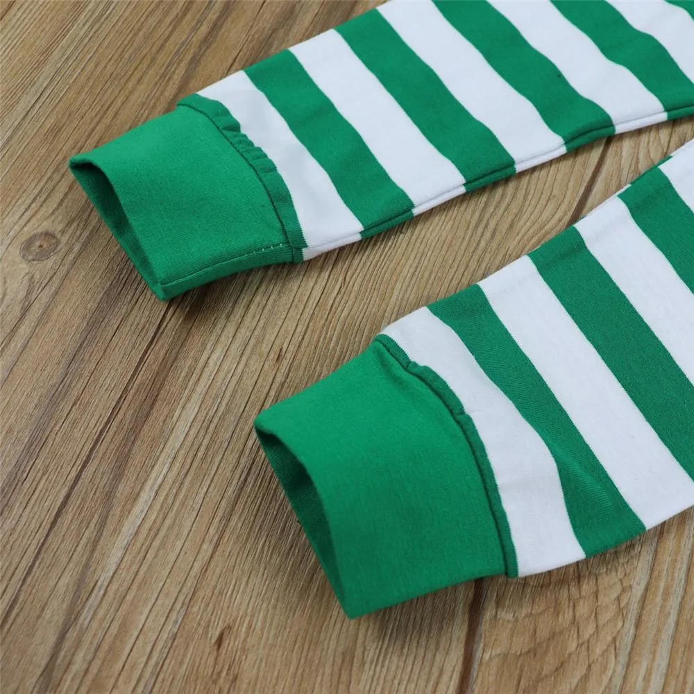 Baby Unisex Long Sleeve Letter T-shirt & Striped Pants Baby Clothes Vendors