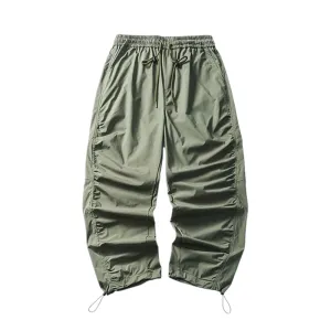 Baggy fit ruched leg jogger