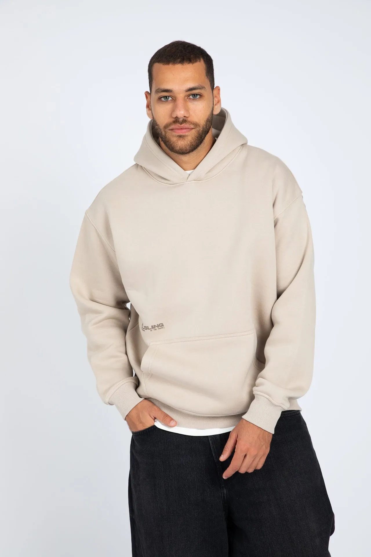 Beige Hoodie