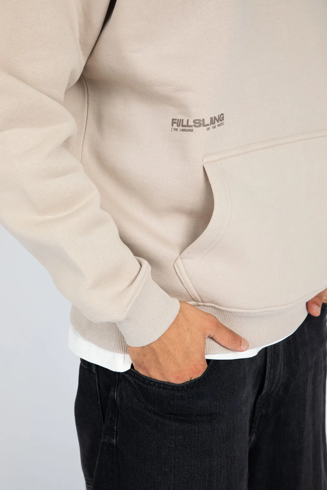 Beige Hoodie