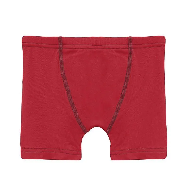 Boy's Print Bamboo Boxer Briefs (Set of 3) - Natural Soda Pop, Summer Sky Bowling & Balloon