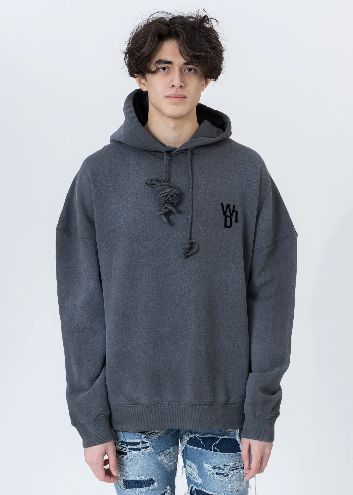 Charcoal Glow In The Dark Teddy Hoodie