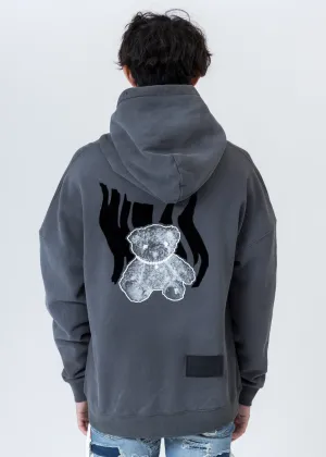 Charcoal Glow In The Dark Teddy Hoodie