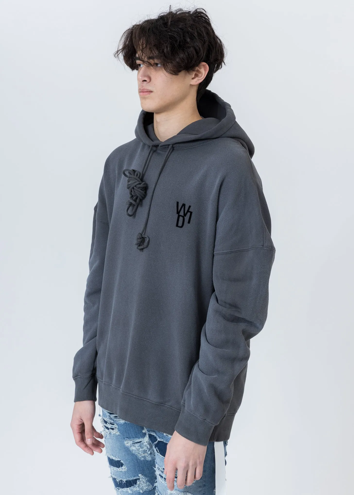 Charcoal Glow In The Dark Teddy Hoodie