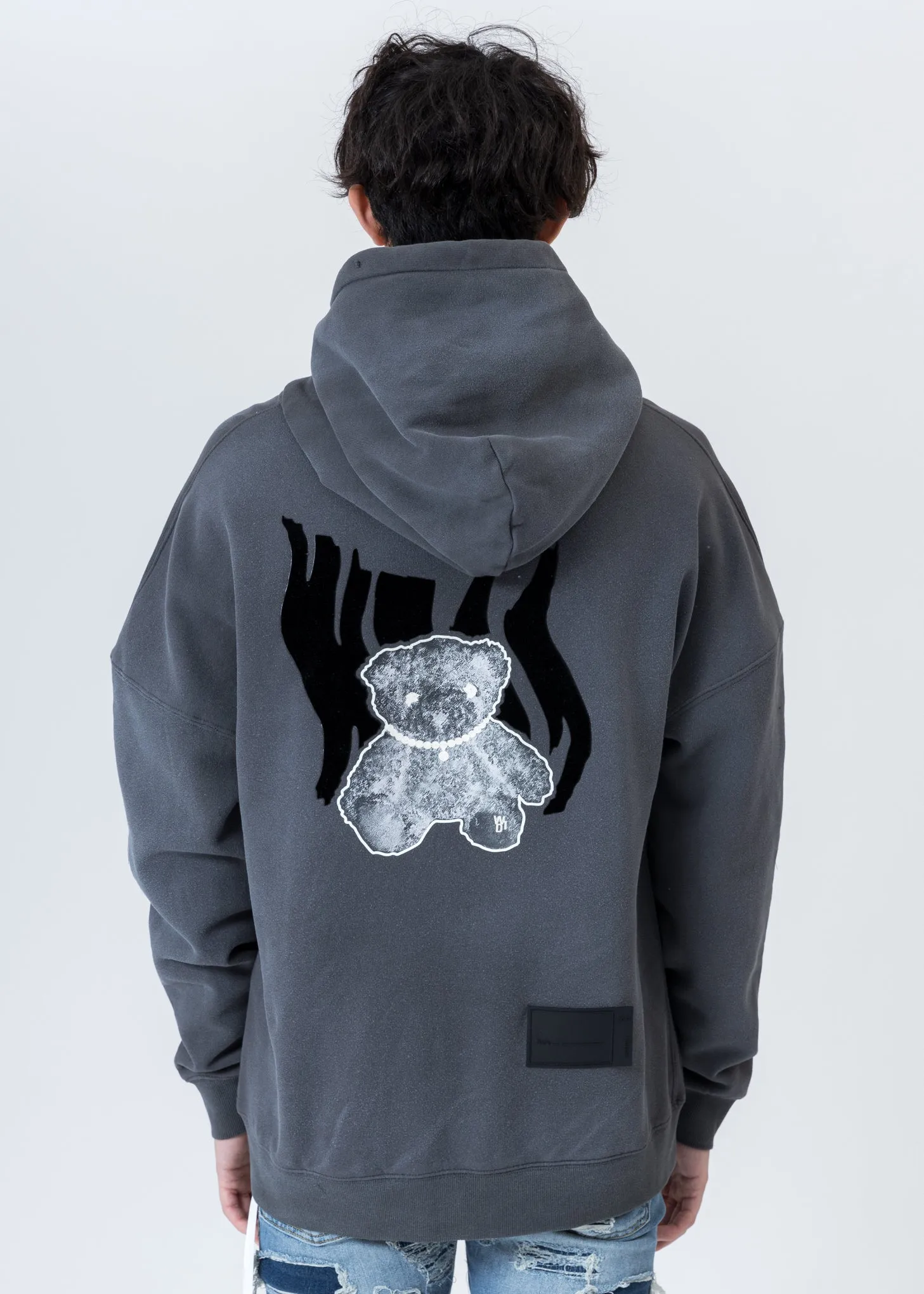 Charcoal Glow In The Dark Teddy Hoodie