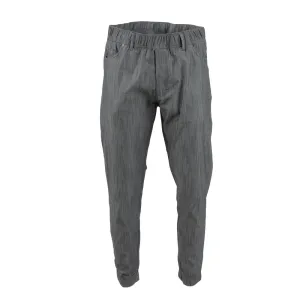 Chef Works Urban Jogger 257 Black and White Fine Stripe Size M