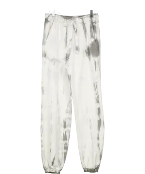 CHristian Zen Grey Tie-dye Cotton Pants Joggers UK S