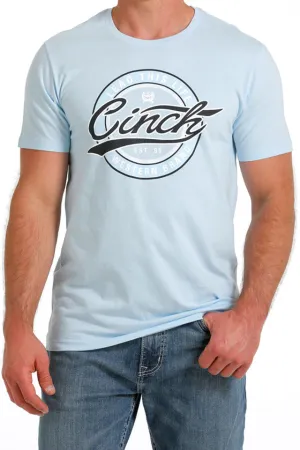 Cinch Classic Logo Tee ~ Baby Blue
