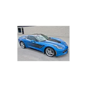 Corvette Side Skirts Stainless Steel / Carbon Fiber : C7 Stingray