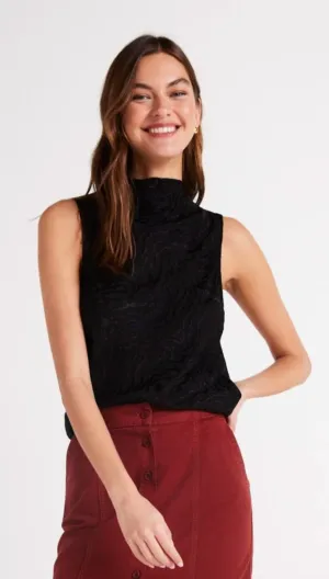 Cowl Neck Bias Top