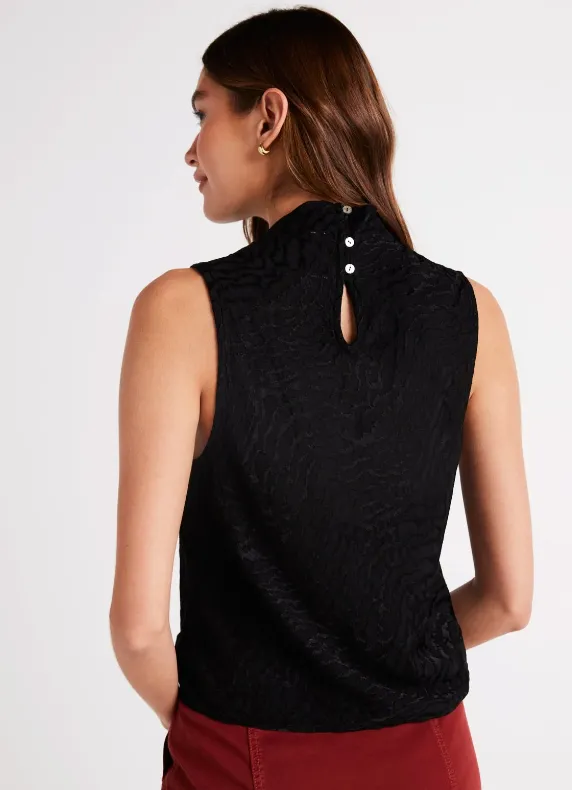 Cowl Neck Bias Top