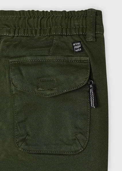 Dill Green Boy’s Jogger Pants With Pockets - Select Size