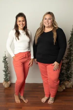 Dk Coral Lightweight Jogger Pants (SM-3X)
