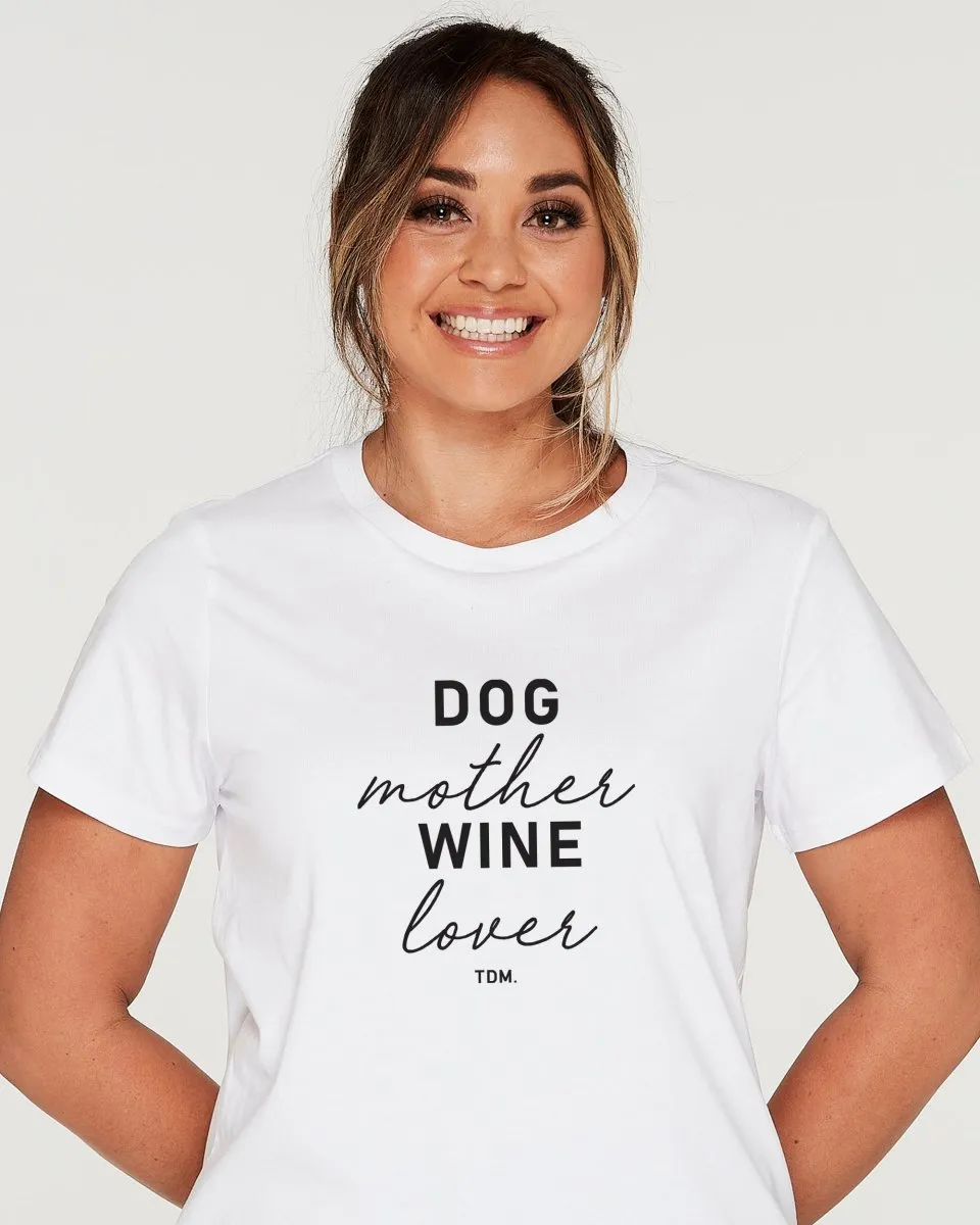 Dog Mother Wine Lover Classic T-Shirt