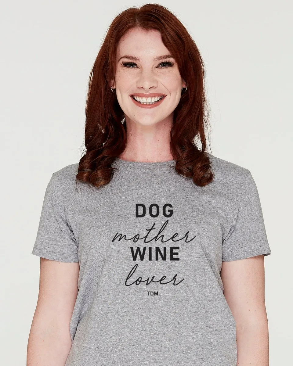 Dog Mother Wine Lover Classic T-Shirt