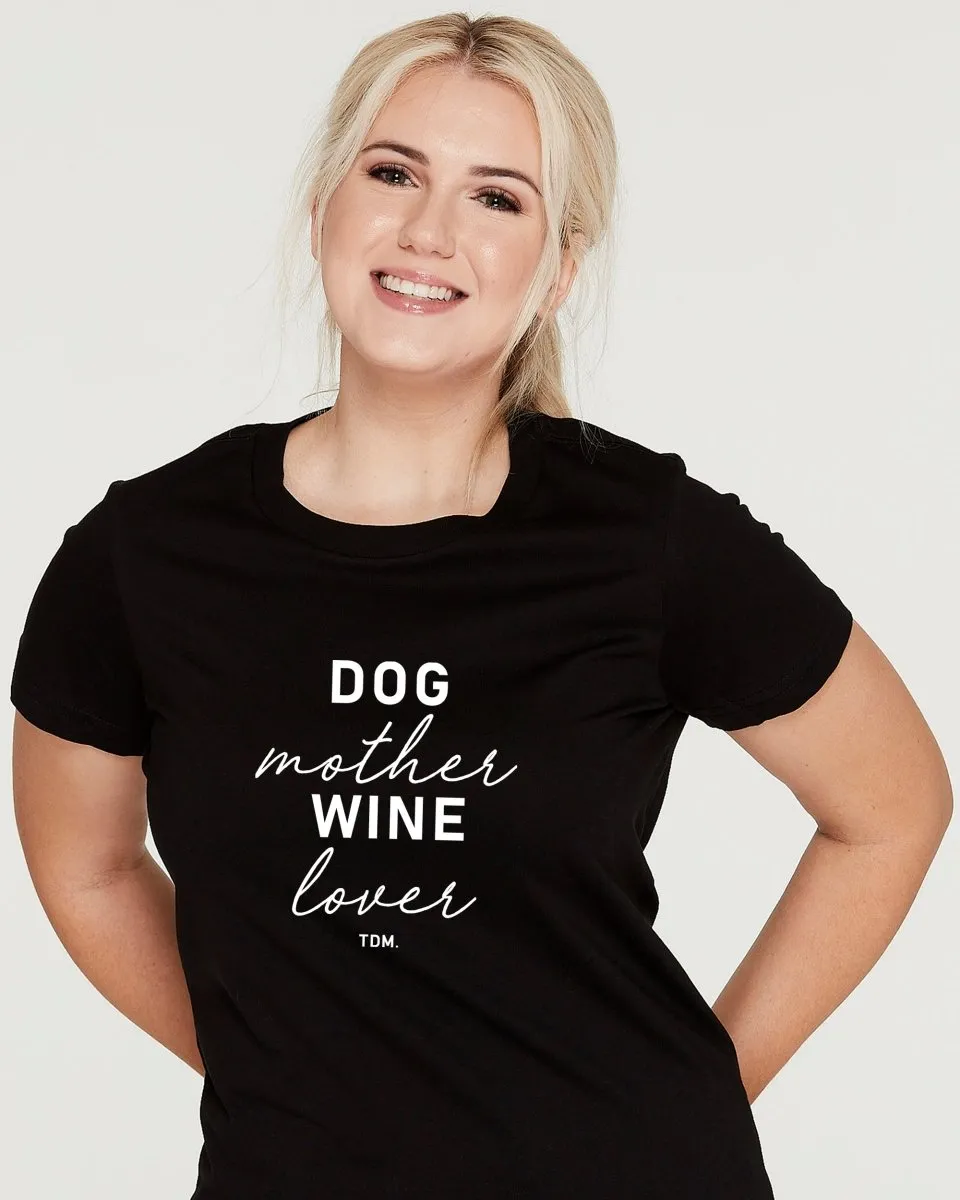 Dog Mother Wine Lover Classic T-Shirt