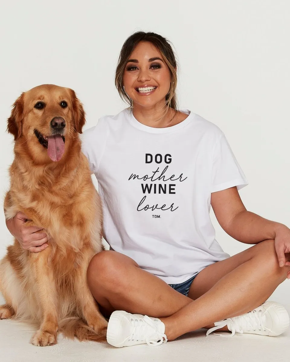 Dog Mother Wine Lover Classic T-Shirt