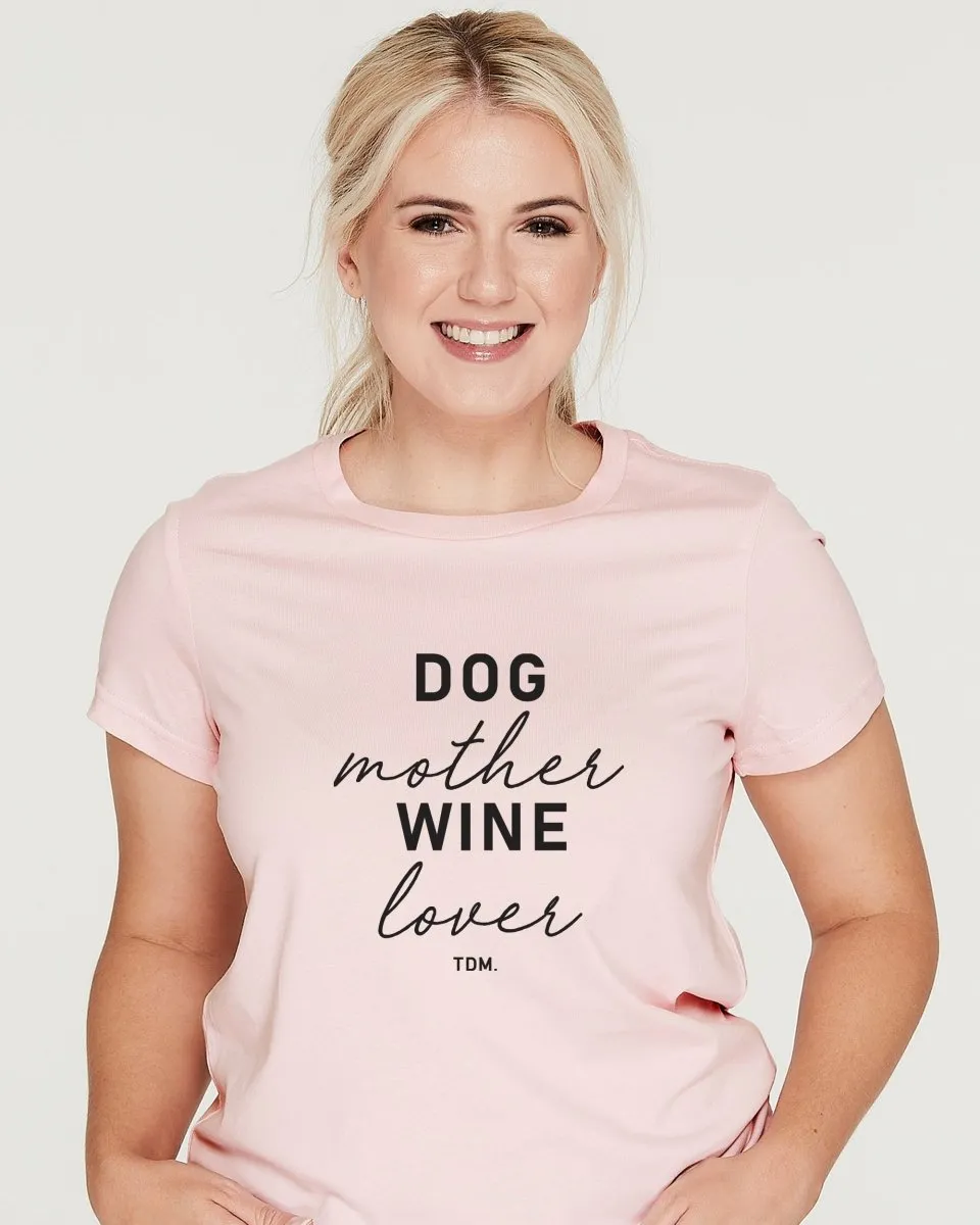 Dog Mother Wine Lover Classic T-Shirt