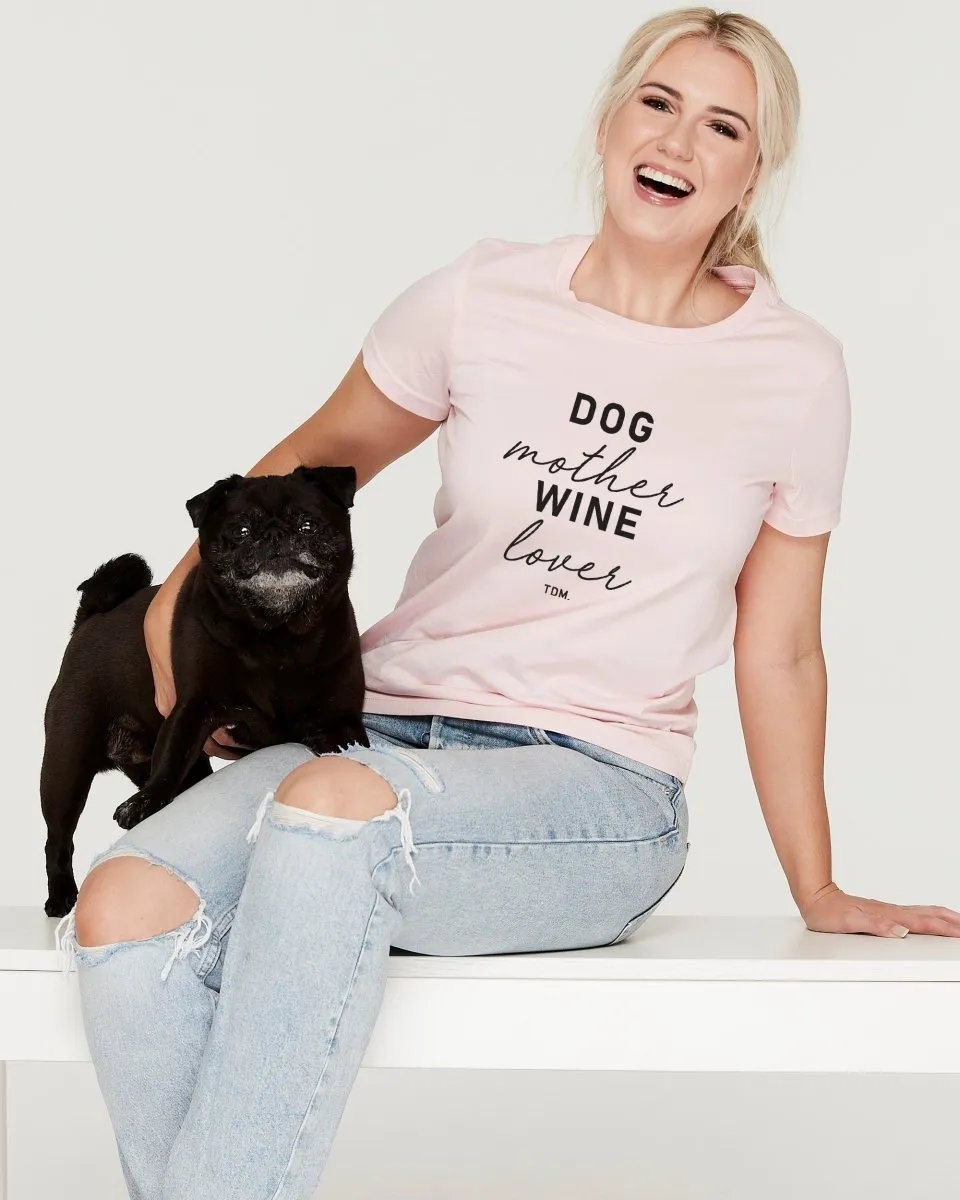Dog Mother Wine Lover Classic T-Shirt