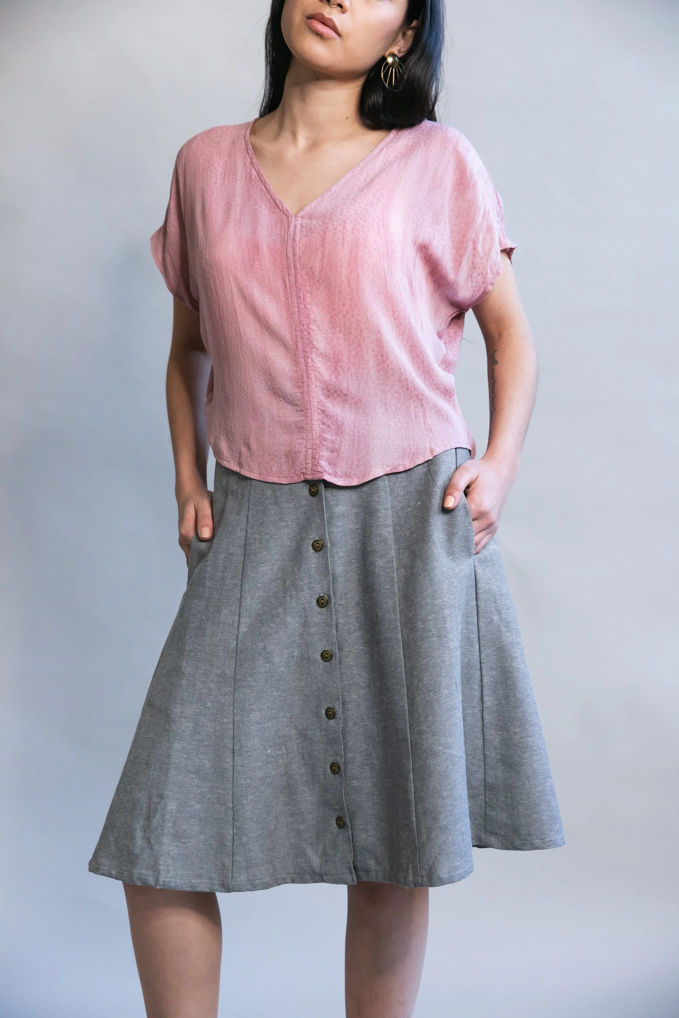 Dolman Top in Tea Rose