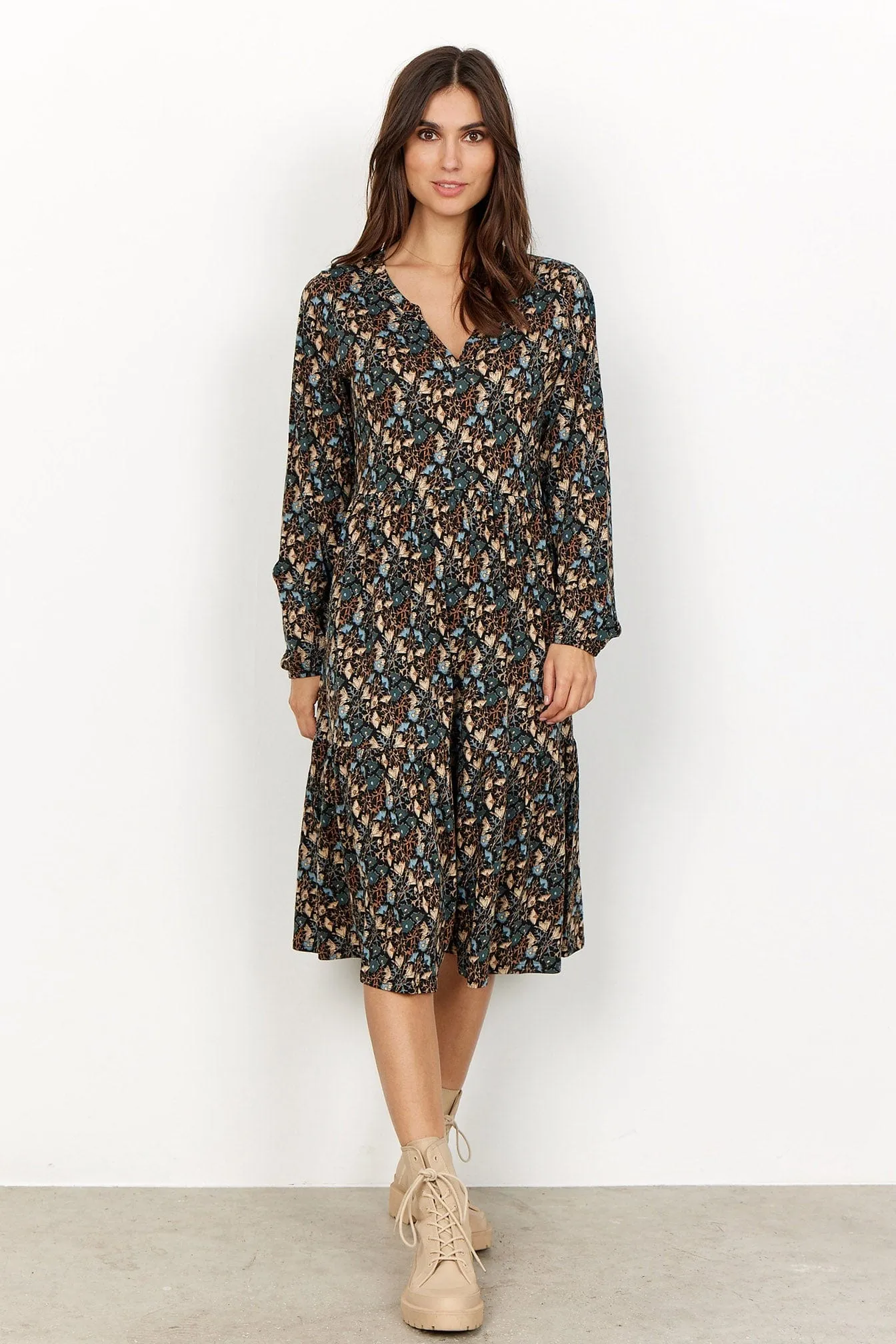 Felicity Dress - Slate Combi