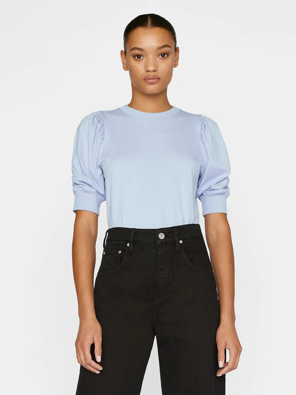 Frankie Tee ~ Chambray Blue