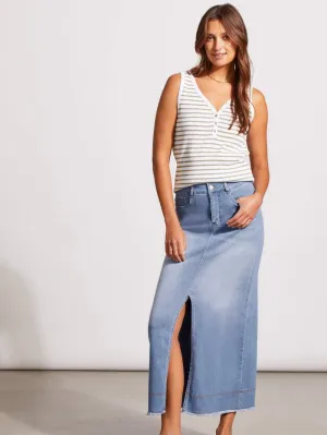 Full Length Denim Skirt