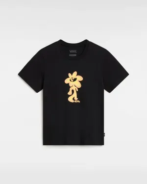 Girls Bloom Head T-Shirt in Black