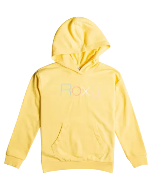 Girls Happiness Forever Hoodie in Sunshine