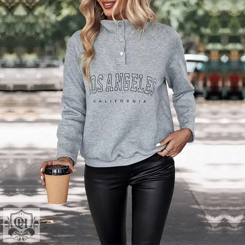 Graphic Letter Sweater