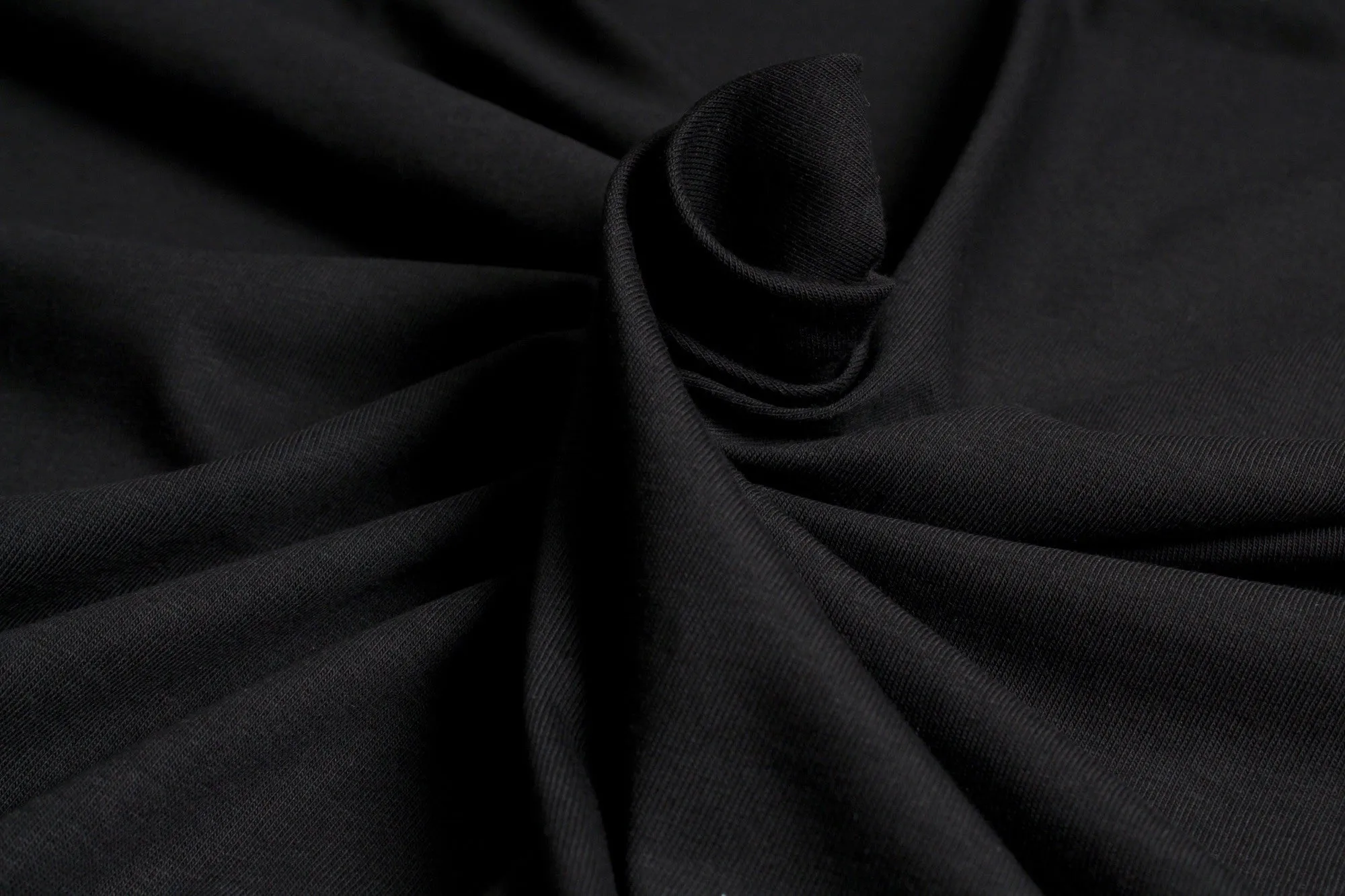 Heavy Premium Organic Cotton Jersey - Black