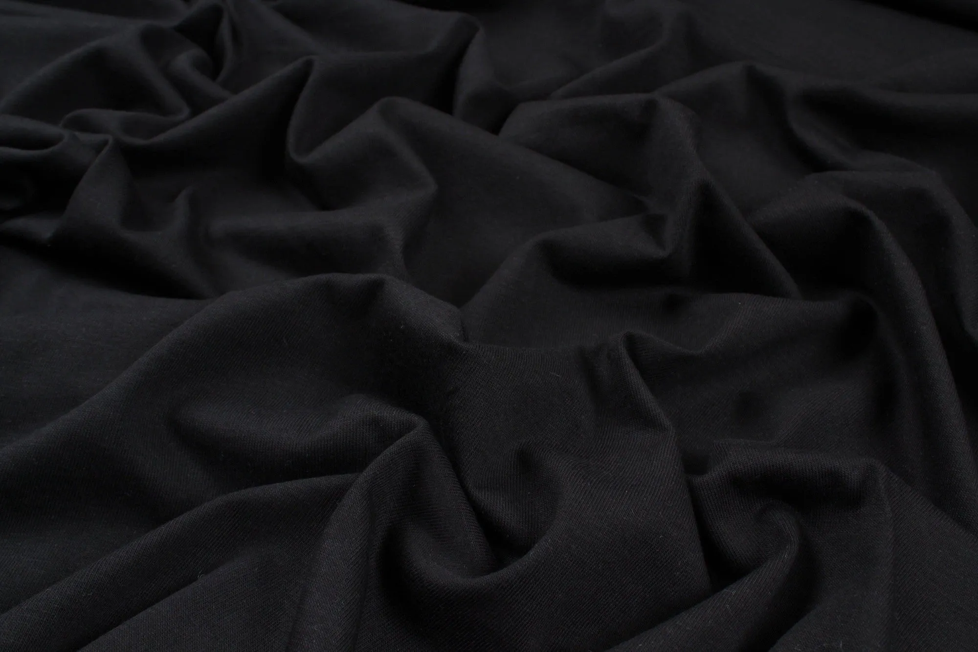 Heavy Premium Organic Cotton Jersey - Black