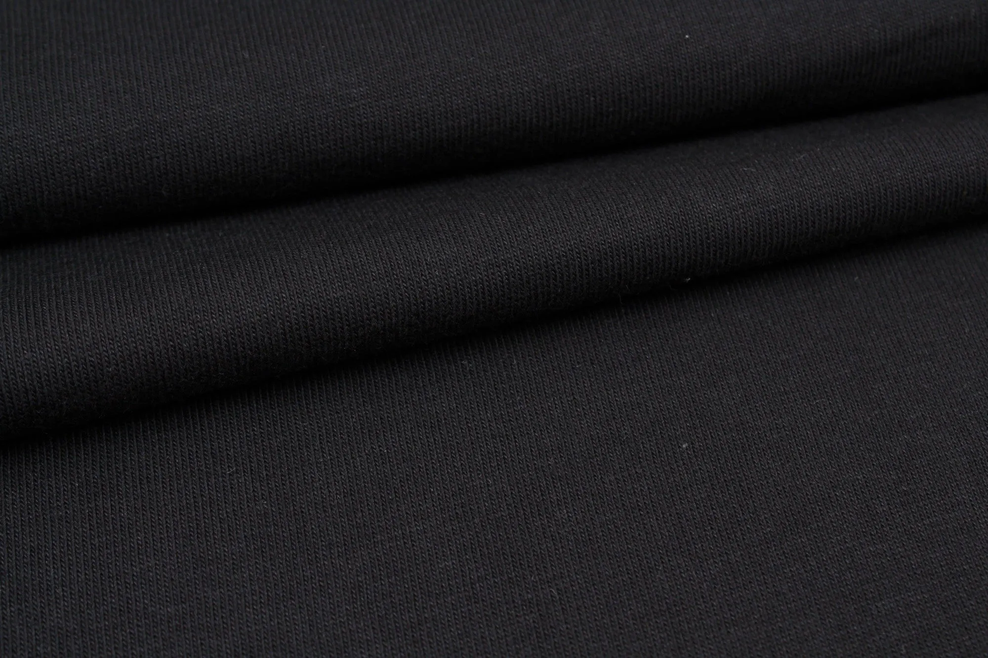 Heavy Premium Organic Cotton Jersey - Black