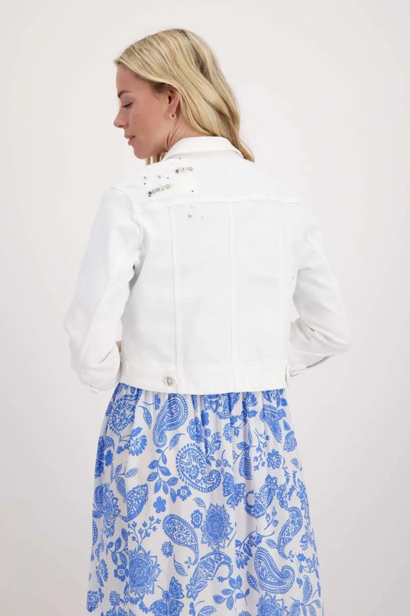 Jacket Jeans Jewelry in White 407984MNR by Monari