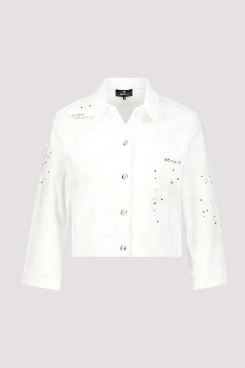 Jacket Jeans Jewelry in White 407984MNR by Monari