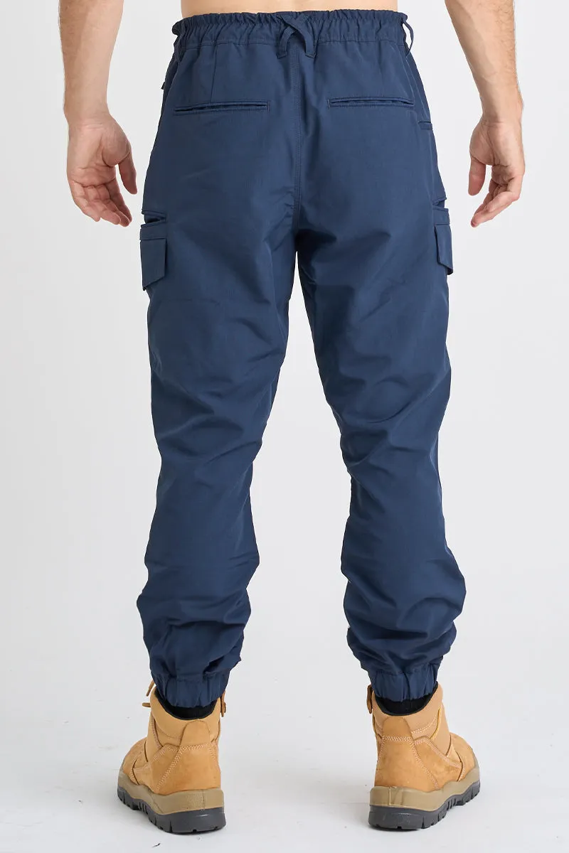 Jet-Lite Hybrid Elastic Waist Cuff Pant - Navy