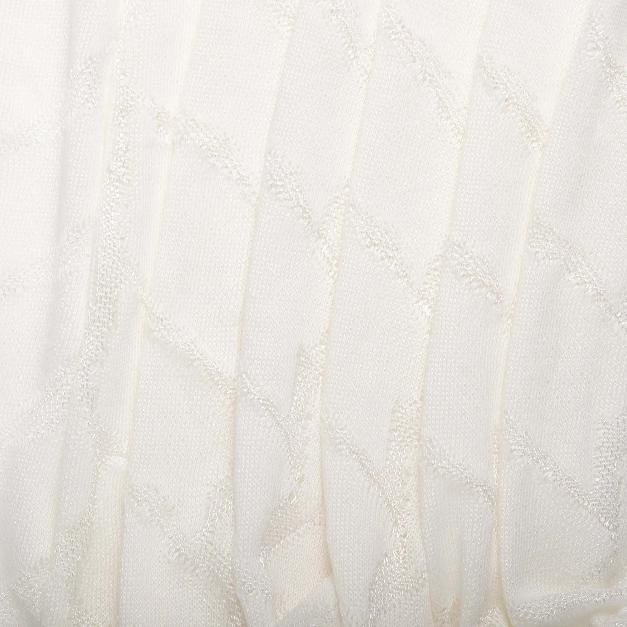 Knit Jacquard - Textured - White