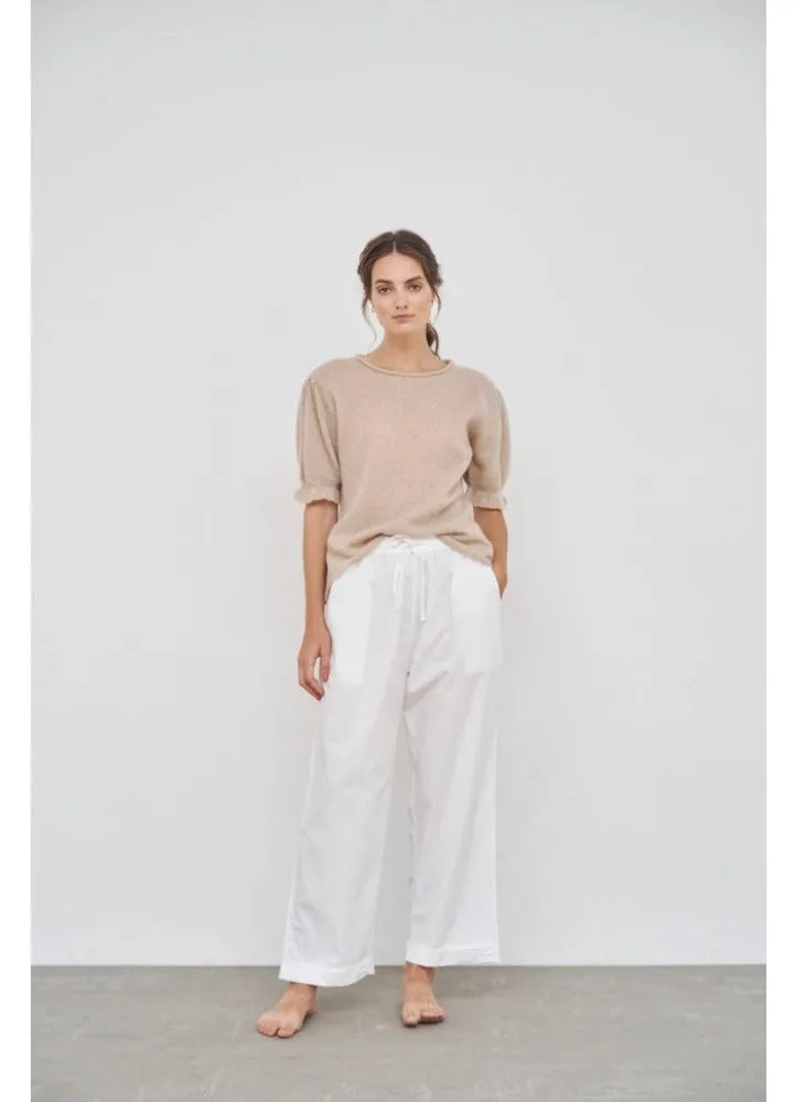 Laura Pants Casual - Black/White Stripe - Care by Me