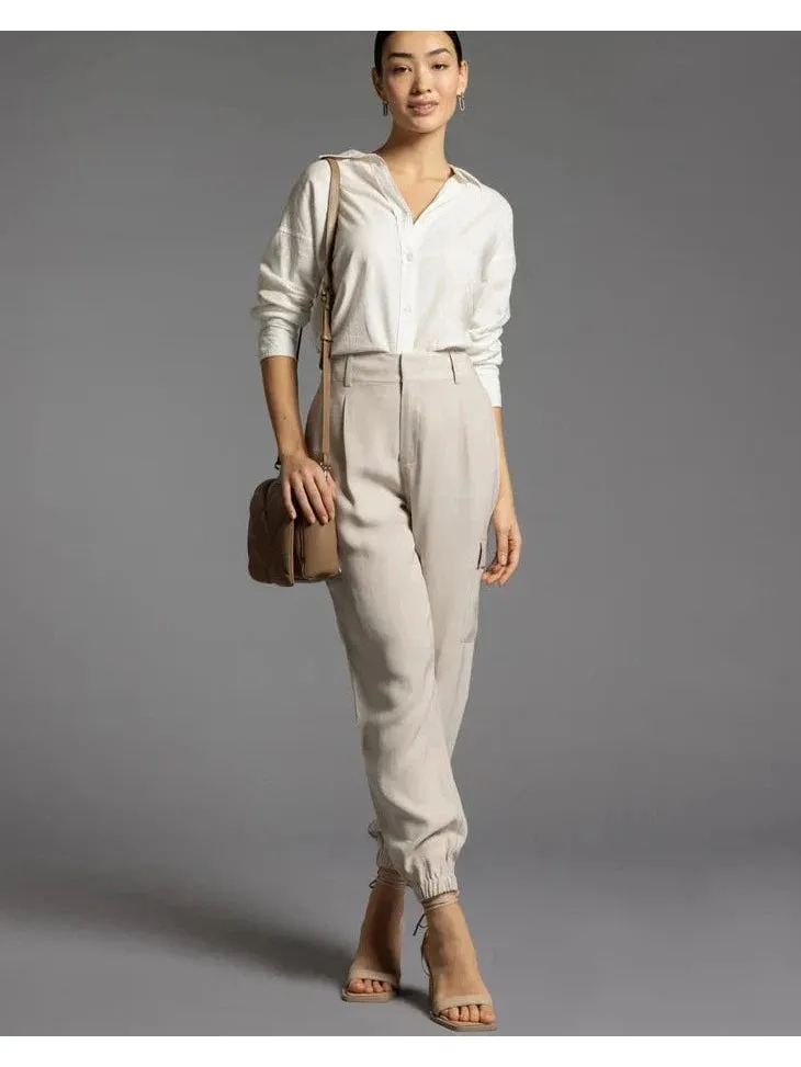 Lea Trouser in White Pepper