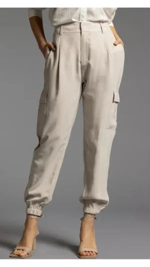Lea Trouser in White Pepper
