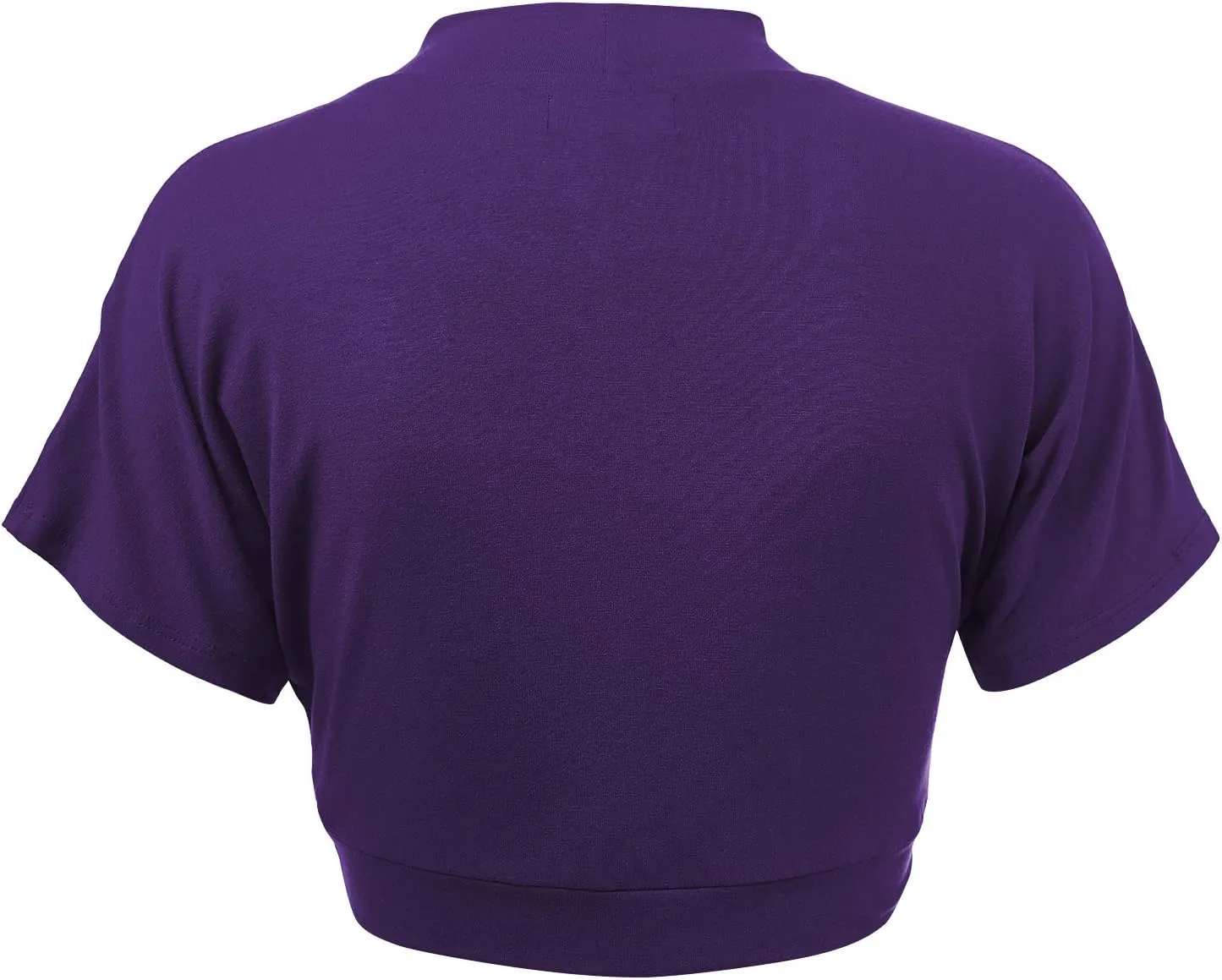 Lock and Love Women's Versatile Open Front Lightweight Short Sleeve Bolero Shrug