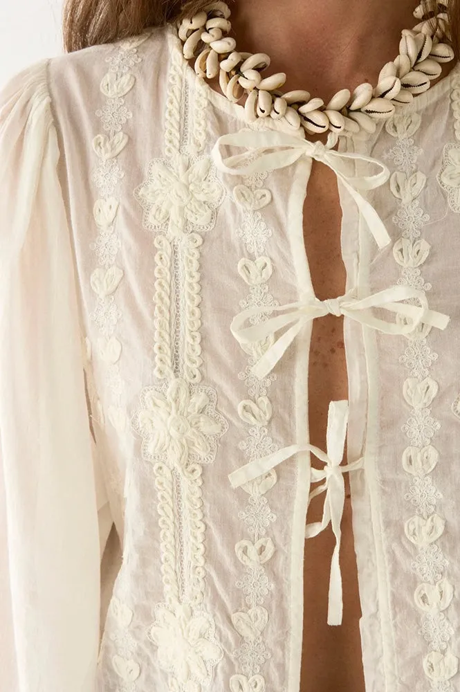 Maison Hotel Lord Byron Ludovica Pearl Blouse