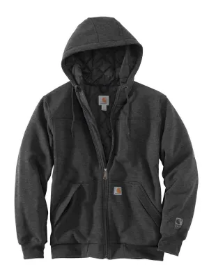 Men's Rain Defender Relaxed Fit Midweight Quilt Lined Full Zip Sweatshirt