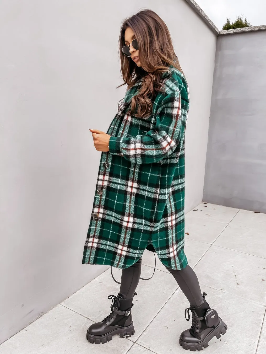 Mid Length Shirt Jacket