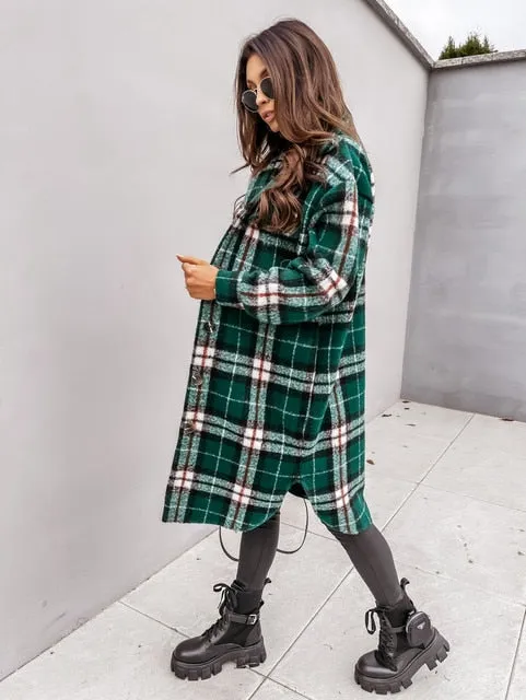 Mid Length Shirt Jacket