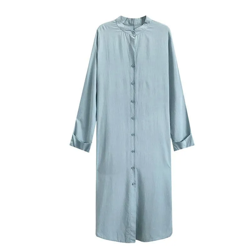 Mid-length shirt skirt